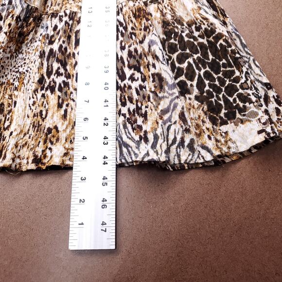 Patio Dress Sz S Animal Leopard Print Side Pockets MUMU Lounge Pullover Boho - Picture 7 of 13